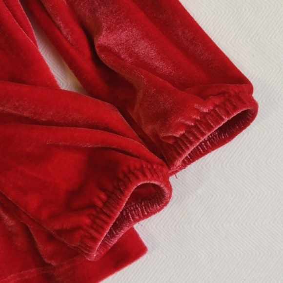 child of mine by carter's velvet peplum top with bow 6-9 months baby girl - Picture 7 of 7